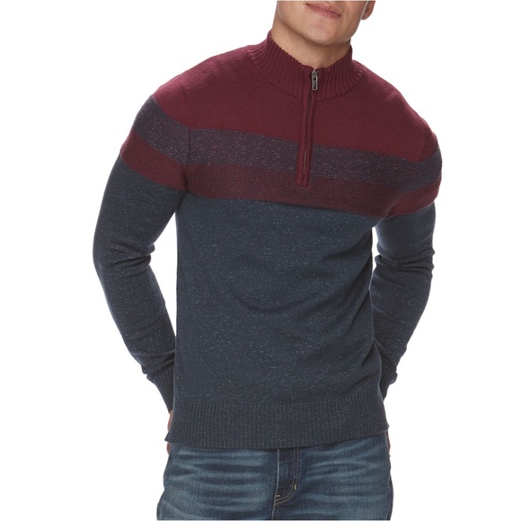 Urban Pipeline Men’s Quarter-Zip Sweater Medium - Picture 1 of 4